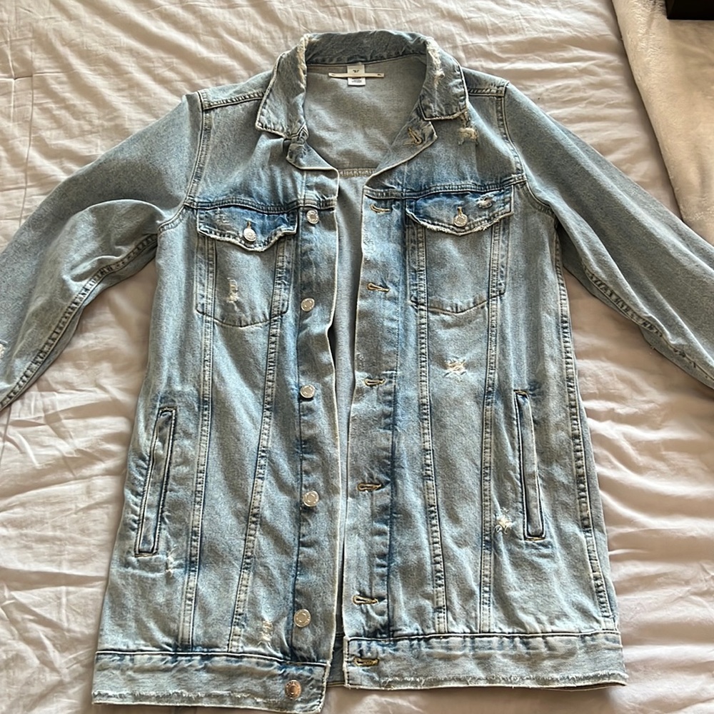 H&M Long Denim Jacket